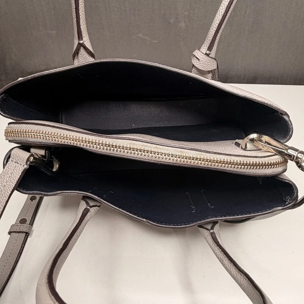 Kate Spade Margaux Medium Satchel True Taupe Women's Pebbled Leather Bag Purse